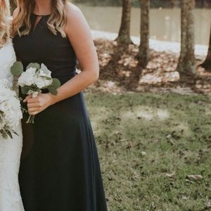 Navy bridesmaid dress